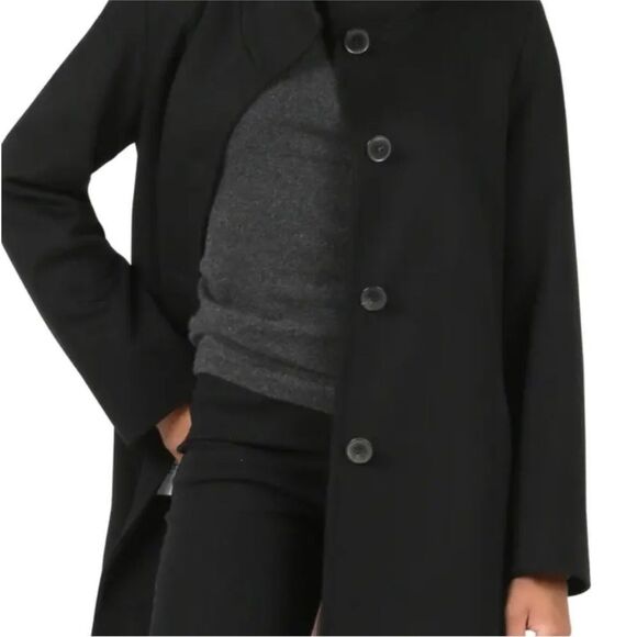 NWT Fleurette Stand Collar Wool Coat $1098 - Picture 2 of 6